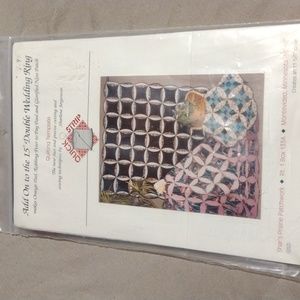 15" Double Wedding Ring Quilting Template